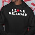 I Love Gilligan Matching Girlfriend Boyfriend Gilligan Name Hoodie Unique Gifts