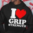 I Love Grip Strength Fitness Hoodie Unique Gifts