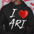 I Love Heart Ari Family NameHoodie Funny Gifts