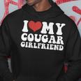 I Love Heart My Cougar Girlfriend Valentine Day Couple Hoodie Funny Gifts