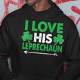 I Love His Leprechaun- St Patrick's Day Couples Hoodie Personalized Gifts