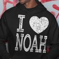 I Love Noah Valentine Boyfriend Son Husband Name Hoodie Funny Gifts