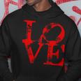 Love Sign Statue In Philadelphia Vintage Hoodie Unique Gifts