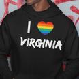 I Love Virginia Gay Pride Lbgt Hoodie Unique Gifts