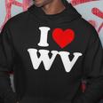 I Love Wv Heart West Virginia Hoodie Unique Gifts