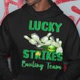 Lucky Strikes Matching Bowling Team St Patrick's Day Hoodie Personalized Gifts