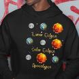 Lunar Eclipse Solar Eclipse And Apocalypse Science Kid Hoodie Funny Gifts