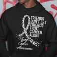 Lung Cancer Awareness Friends Fighter Support Hoodie Personalized Gifts