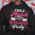 Lustig Frauen Musik Coole Mädels Machen Schlager Party Hoodie Lustige Geschenke