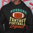 Lustiger Ehemann Papa Fantasy Football Legend Kapuzenpullover Lustige Geschenke