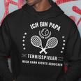 Lustiger Spruch Ich Bin Papa Und Tennisspieler Kapuzenpullover Lustige Geschenke