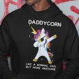 Lustiges Dabbing Einhorn Daddycorn Dab Unicorns Daddy Papa Geschenk Kapuzenpullover Lustige Geschenke