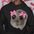 Lustiges Hamster Hamsti Dame Meme Hoodie Lustige Geschenke