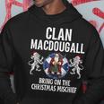Macdougall Clan Christmas Scottish Family Name Party Hoodie Funny Gifts