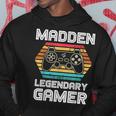 Madden Legendary Video Gamer Custom Name Personalized Gaming Hoodie Personalized Gifts
