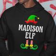 Madison Elf Personalized Name Christmas Family Matching Hoodie Funny Gifts