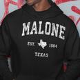 Malone Texas Tx Vintage Athletic Sports Hoodie Unique Gifts