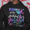 Mamma Of The Birthday Mermaid Matching Family Father's Day Hoodie Unique Gifts