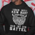 Man With Bart Junkies Das Ist Ein Sattel Beard Carrier Hoodie Lustige Geschenke