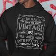 Man Myth Legend Vintage 1958 Year Of Birth Birthday Hoodie Personalized Gifts