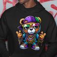 Mardi Gras For Boys Hip Hop Teddy Bear New Orleans Hoodie Funny Gifts