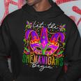 Mardi Gras Costume Let The Shenanigans Begin Mask Women Hoodie Unique Gifts