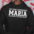 Maria Personal Name First Name Maria Hoodie Personalized Gifts