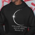 Marion Illinois Solar Total Eclipse April 2024 Hoodie Unique Gifts