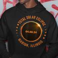 Marion Illinois State Total Solar Eclipse 2024 Hoodie Unique Gifts