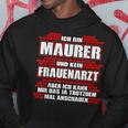 Mason And No Frauenarzt Idea Work Hoodie Lustige Geschenke