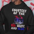 Men's Courtesy Red White And Blue Hoodie Funny Gifts
