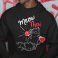 Meow Thai I Muay Thai Boxing I Muay Thai Hoodie Unique Gifts