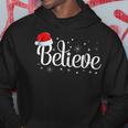 Merry Christmas Believe In Santa Claus Family Pajamas Hoodie Personalized Gifts
