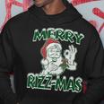 Merry Rizz-Mas Santa Christmas Hoodie Funny Gifts