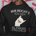 Mir Reichts Ich Gehe Jetzt Alpacas Strohlen Hoodie Lustige Geschenke