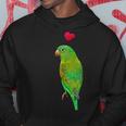 Mit Papagei Und Herz Colourful Parrot Motif Kapuzenpullover Lustige Geschenke