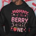 Mommy Of The Berry Sweet One Strawberry First Birthday Hoodie Unique Gifts