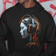 Mujeres Auriculares Arte Abstracto Arte Gráfico Mujer Sudadera Regalos divertidos