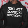 Muss Net Schmaste Muss Wirke Bodybuilder S Kapuzenpullover Lustige Geschenke