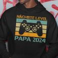 Nächstes Level Ich Werde Papa 2024 Ankündigung Gamer Kapuzenpullover Lustige Geschenke