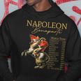 Napoleon Bonaparte World Tour Military History Lover Hoodie Unique Gifts