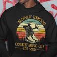 Nashville Tennessee Cowboy Boots Hat Country Music City Hoodie Funny Gifts