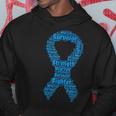 National Foster Care Month Blue Ribbon With Words Hoodie Unique Gifts