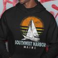 Nautical Boat Southwest Harbor Maine Yacht Club Hoodie Unique Gifts