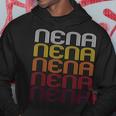 Nena Retro Wordmark Pattern -Intage Style Hoodie Lustige Geschenke