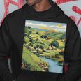 New Zealand Hobbiton Tranquility Graphic Hoodie Unique Gifts