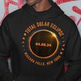 Niagara Falls New York State Total Solar Eclipse 2024 Hoodie Unique Gifts