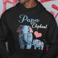 Niedliche Papa Elefant Schwangerschaftsankündigung Babyparty Kapuzenpullover Lustige Geschenke