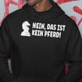 No Das Ist Kein Pferd Chess Player Kapuzenpullover Lustige Geschenke