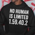 No Human Is Limited Marathon Record Running Time 159492 Hoodie Unique Gifts